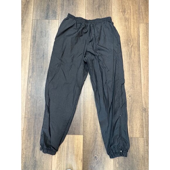 Vintage 90s USA Olympics Black Womens Tracksuit XL Nylon Lined Logo Drawstring - Picture 5 of 14